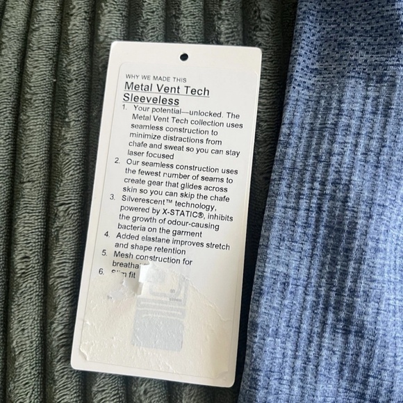 Lululemon Metal Vent Tech Sleeveless shirt XL mens - Picture 7 of 7